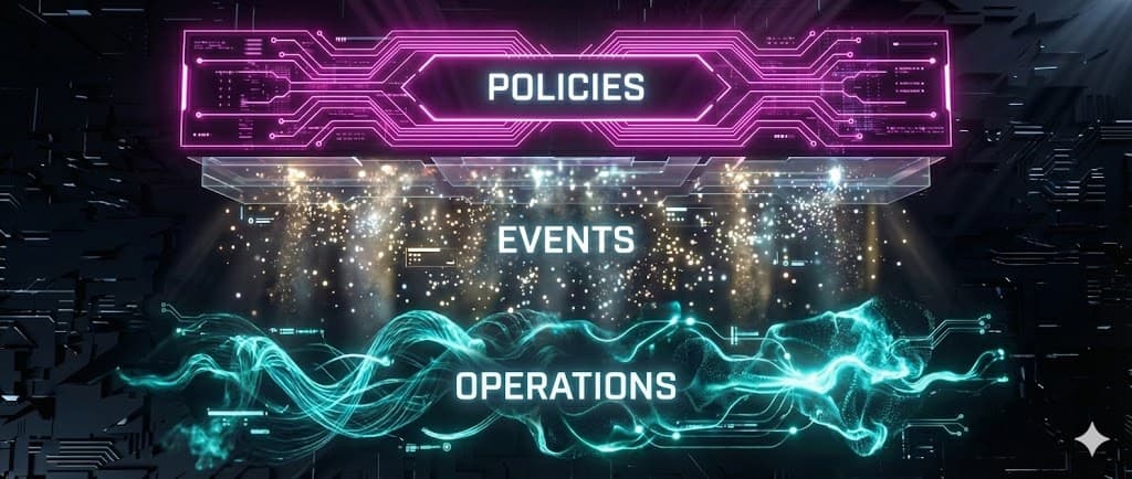 Policy driven operations visual